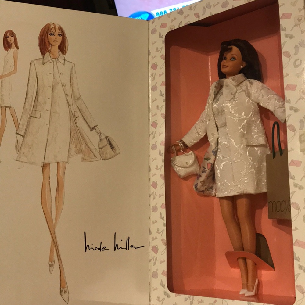 Collectible Barbie doll Nicole Miller Macy shopper